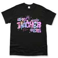 Thumbnail for Personalized In My Teacher Era Glitter T-shirt - Teacher Gift