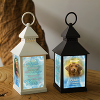 Thumbnail for Personalized Angels Sometimes Have Paws Dog Memorial Lantern, Sympathy Gift For Dog Lovers