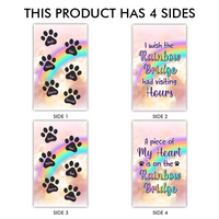 Thumbnail for Personalized Dog Cat Memorial Rainbow Bridge Lantern, Sympathy Gift For Pet Lovers