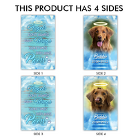 Thumbnail for Personalized Angels Sometimes Have Paws Dog Memorial Lantern, Sympathy Gift For Dog Lovers