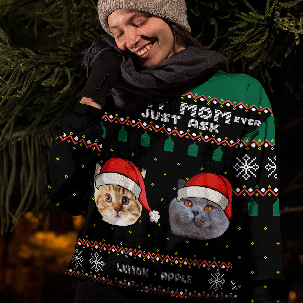 Best Dog Mom Dad Ever Ugly Christmas Sweater, Christmas Gift