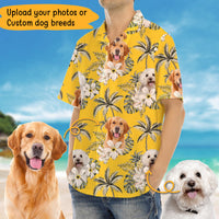 Thumbnail for Personalized Dog Tropical Hawaiian Shirt, Custom Pet Photo Gift