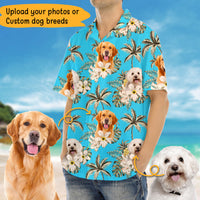 Thumbnail for Personalized Dog Tropical Hawaiian Shirt, Custom Pet Photo Gift