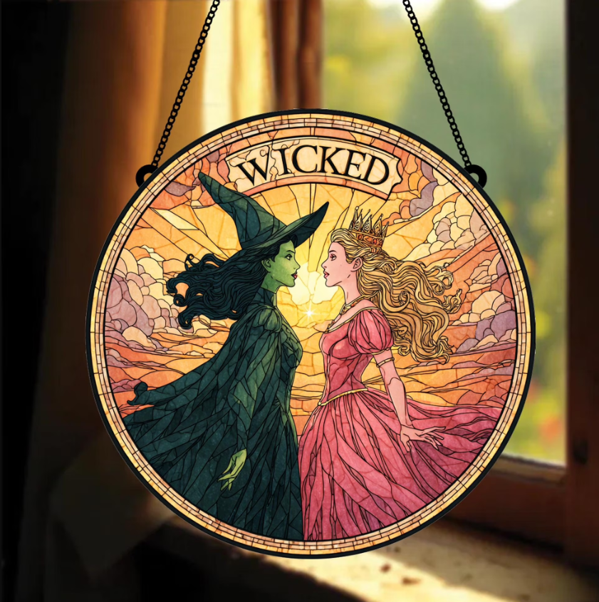 Sun Catcher 6.3 inches -Stained Glass Suncatcher (US-TX)