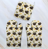 Thumbnail for Oven Mitt-2 Oven Mitts & 1 Pot Holder (Favorite)