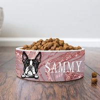 Thumbnail for Dog Lover Bowl: 'Sparkling Pet Bowl' - A Stylish Dog Lover's Gift