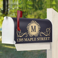 Thumbnail for Elegant Family House Number Mailbox Cover With Address, Dog Lover Gift