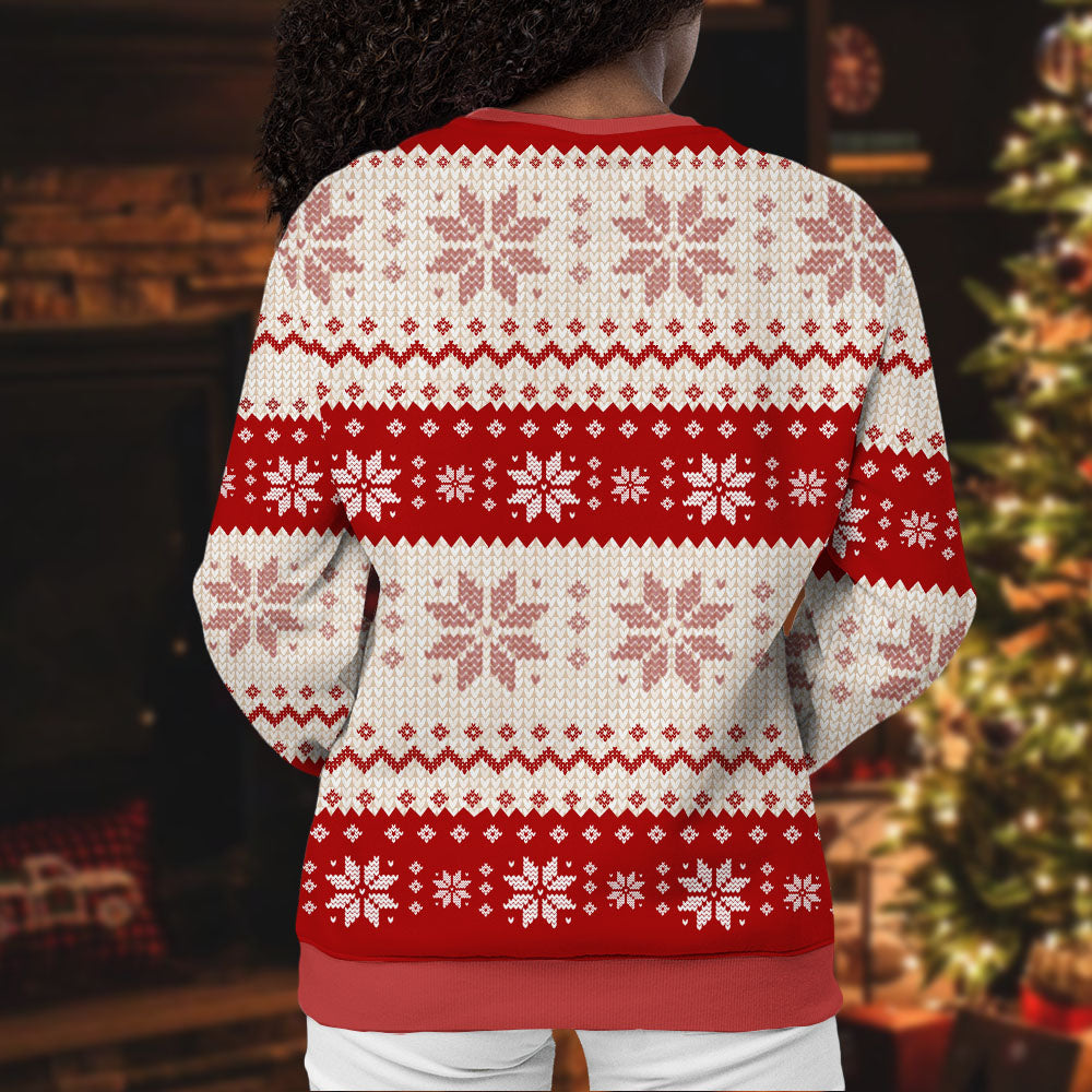 Personalized Ugly Christmas Sweater - Christmas Gift For Family - Funny Family Photo