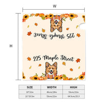 Thumbnail for Hello Fall Dog Cat Mailbox Cover, Dog Lover Gift