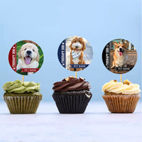 Thumbnail for Personalized Dog Photo Perforated Roll Stickers, Dog Cat Belongings Labels