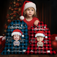 Thumbnail for Personalized Santa Sack - Christmas Gift For Family - Merry Christmas Funny Face Photo