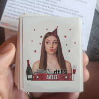 Thumbnail for Personalized Happy Birthday Photo Glitter Party Tattoos, B-day Party Supply