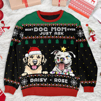 Thumbnail for Best Dog Mom Dad Ever Ugly Christmas Sweater, Christmas Gift